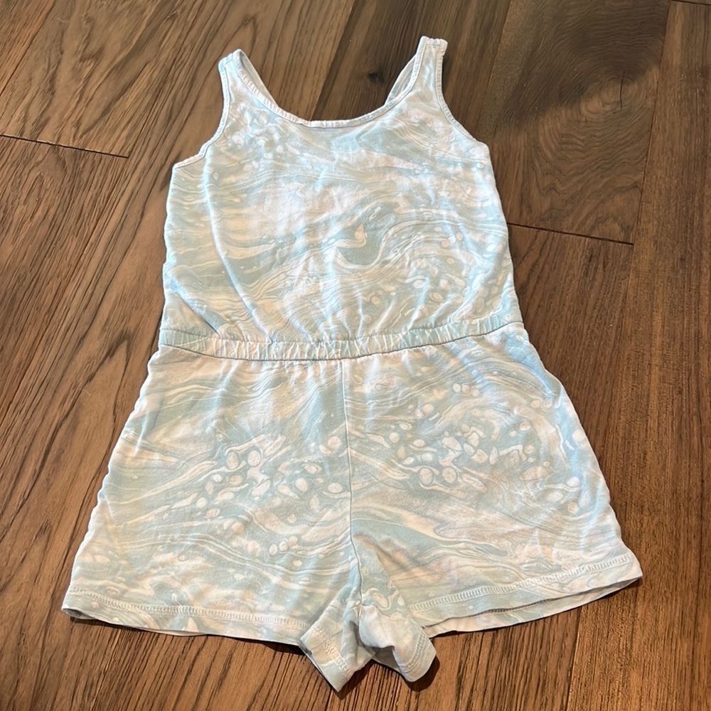 Blue Tie Dye Romper Girls Medium 8 Old Navy